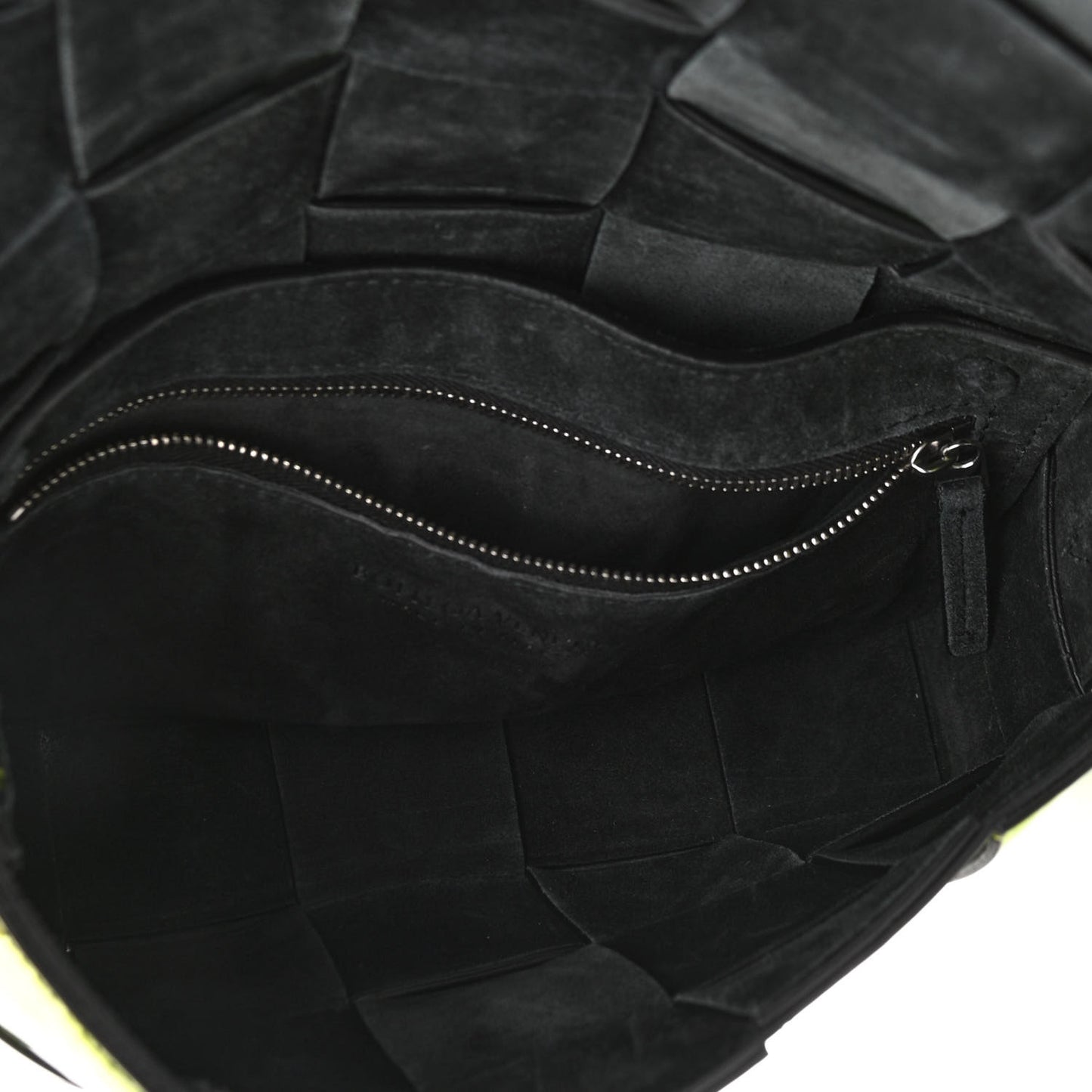 Metallic Crushed Calfskin Maxi Intrecciato Cassette Crossbody Bag Chlorophyll