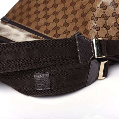 Gucci Crystal Monogram Backpack Dark Brown 12 of 12