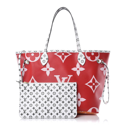 Louis Vuitton Monogram Giant Neverfull MM Rouge 1 of 11
