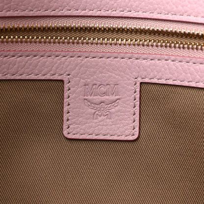 MCM Visetos Medium Portuna Shopper Tote Powder Pink 7 of 11