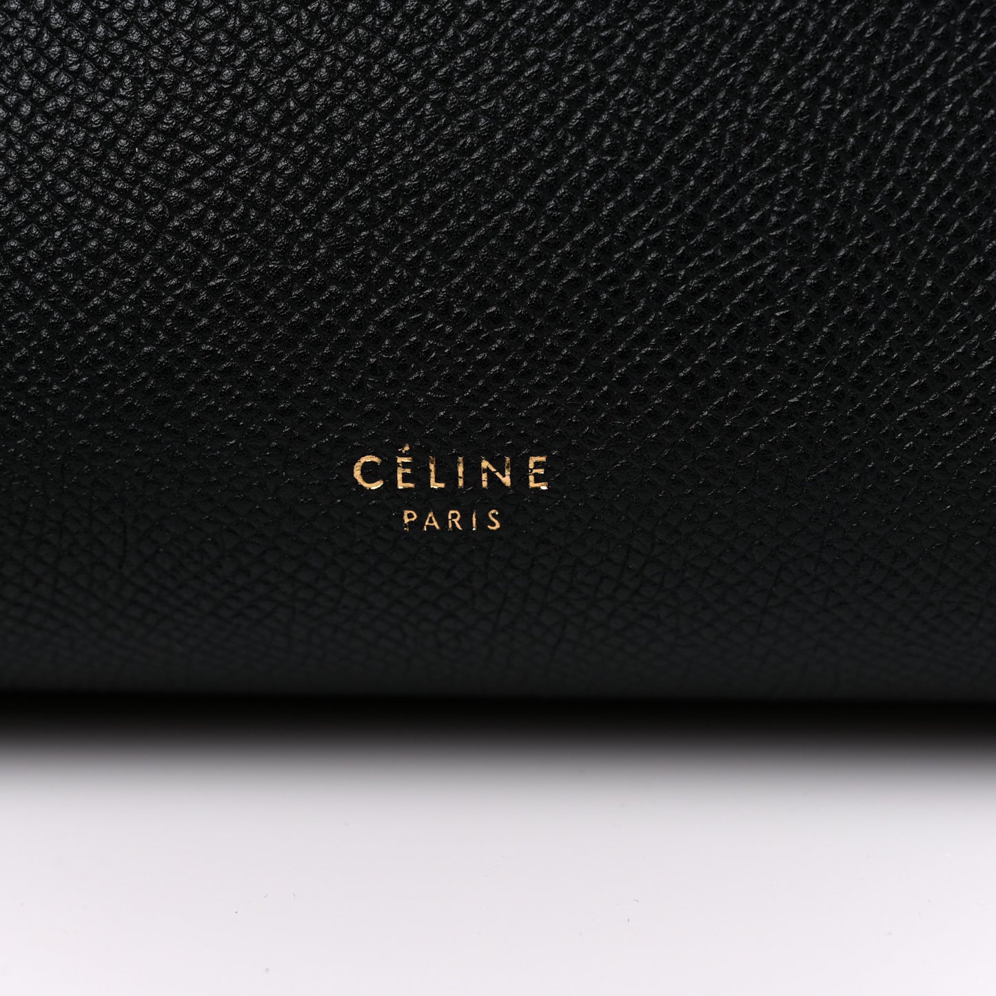 Grained Calfskin Mini Belt Bag Black