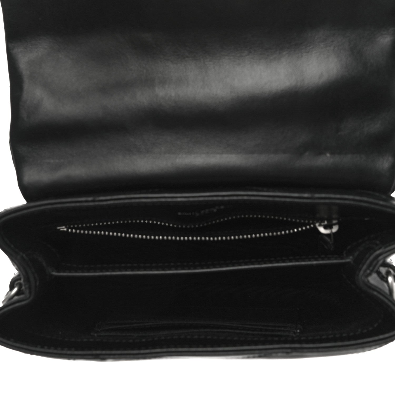 Saint Laurent Calfskin Y Quilted Monogram Toy Loulou Crossbody Bag Black 5 of 10