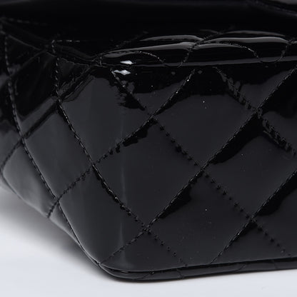 Chanel Patent Calfskin Quilted Mini Rectangular Flap Black 5 of 11