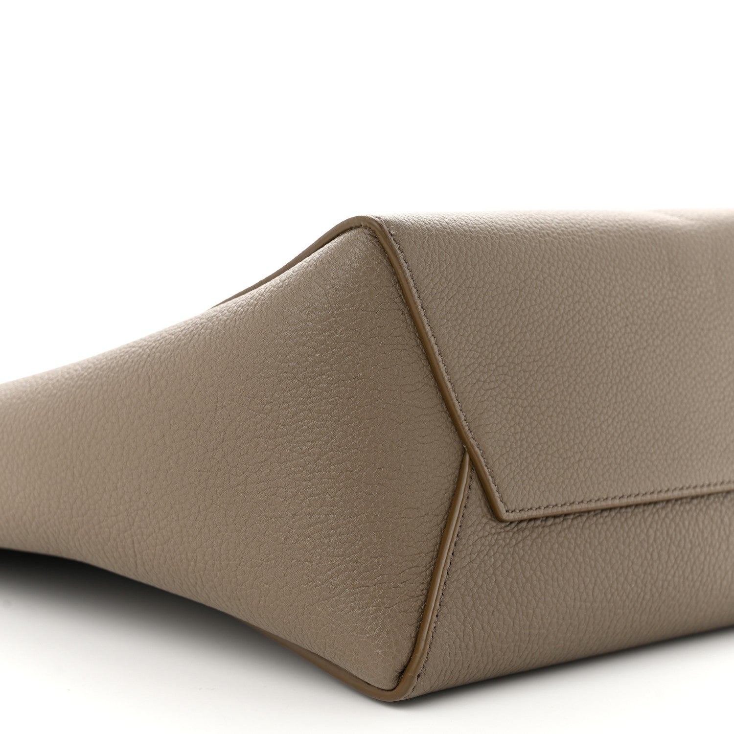 Celine Soft Grained Calfskin Small Sangle Bucket Bag Taupe 9 of 10