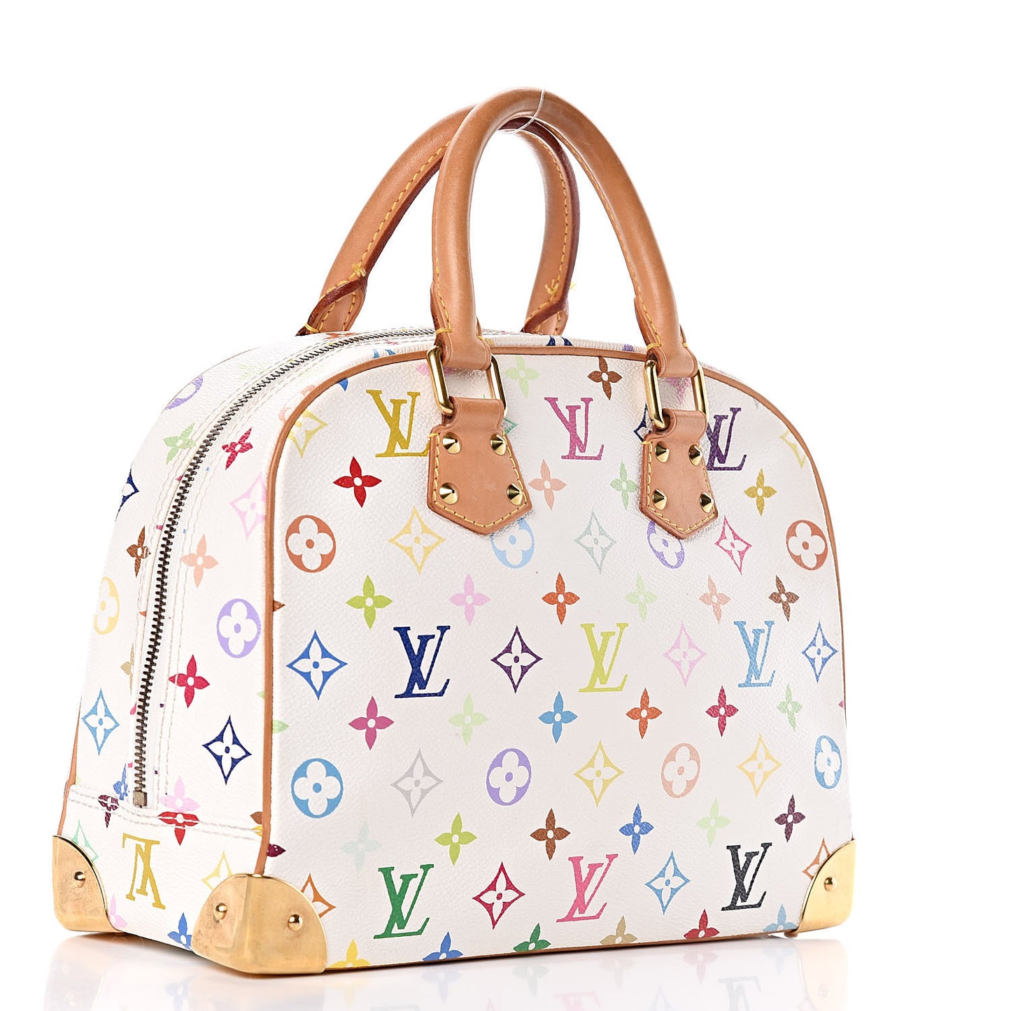 Monogram Multicolor Trouville White