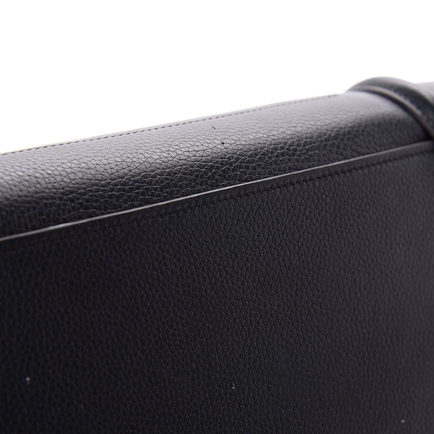 Celine Drummed Calfskin Mini Luggage Black 10 of 12