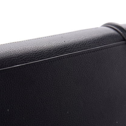 Celine Drummed Calfskin Mini Luggage Black 10 of 12