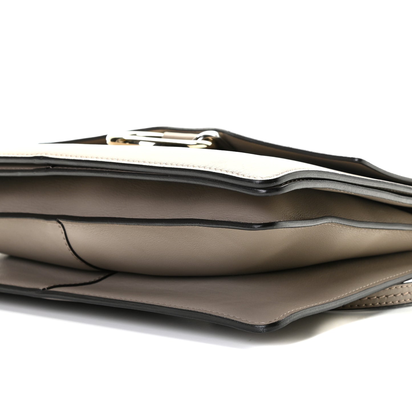 Calfskin Medium Faye Shoulder Bag Motty Grey