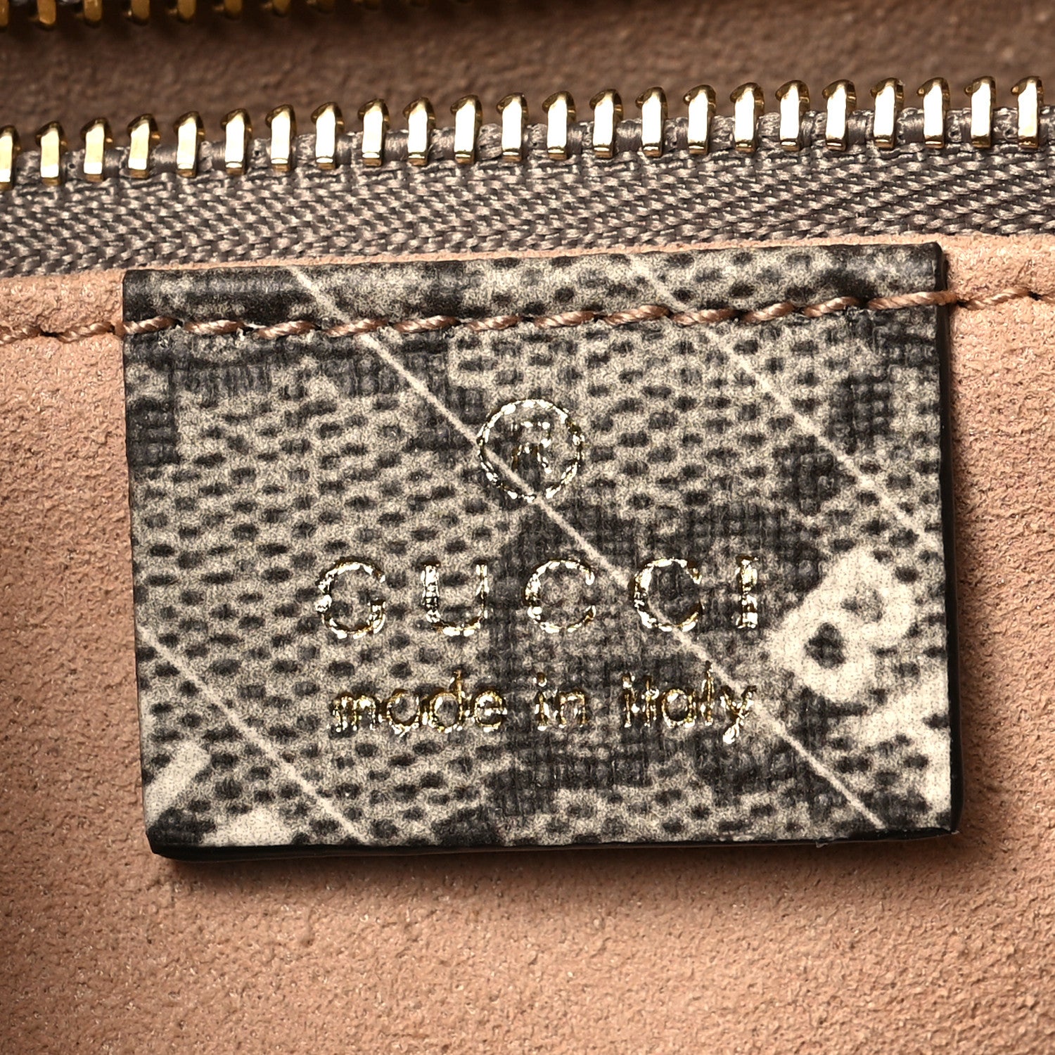 Gucci X BALENCIAGA GG Supreme Monogram Logo Print Horsebit 1955 Shoulder Bag Beige Ebony 6 of 10