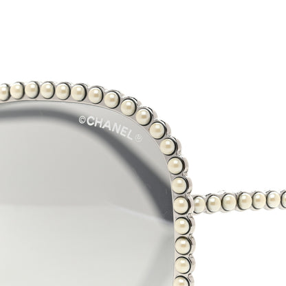 Chanel Beaded Sunglasses 71337 Silver 7 of 9