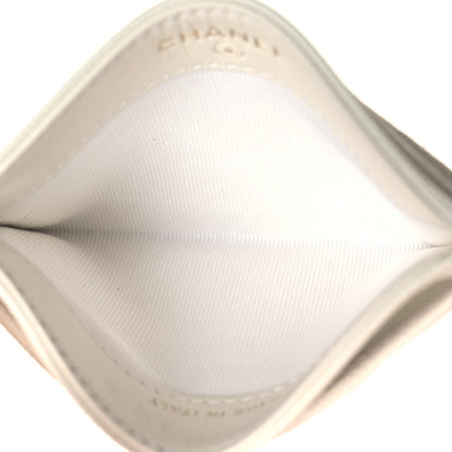 Chanel Caviar Quilted Card Holder White 5 of 10