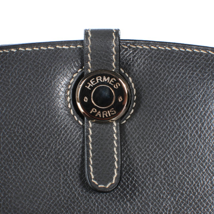 Hermes Veau Grain Lisse Dalvy 30 Graphite 5 of 9