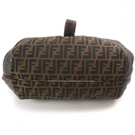 Fendi Zucca Nappa Nuvolata Vitello Tortuga Spy Tobacco Moro 4 of 11