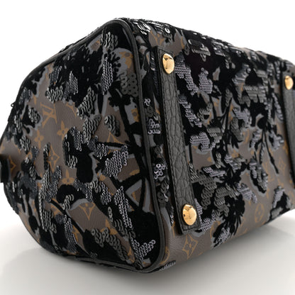 Louis Vuitton Monogram Fleur De Jais Sequins Speedy 30 9 of 10