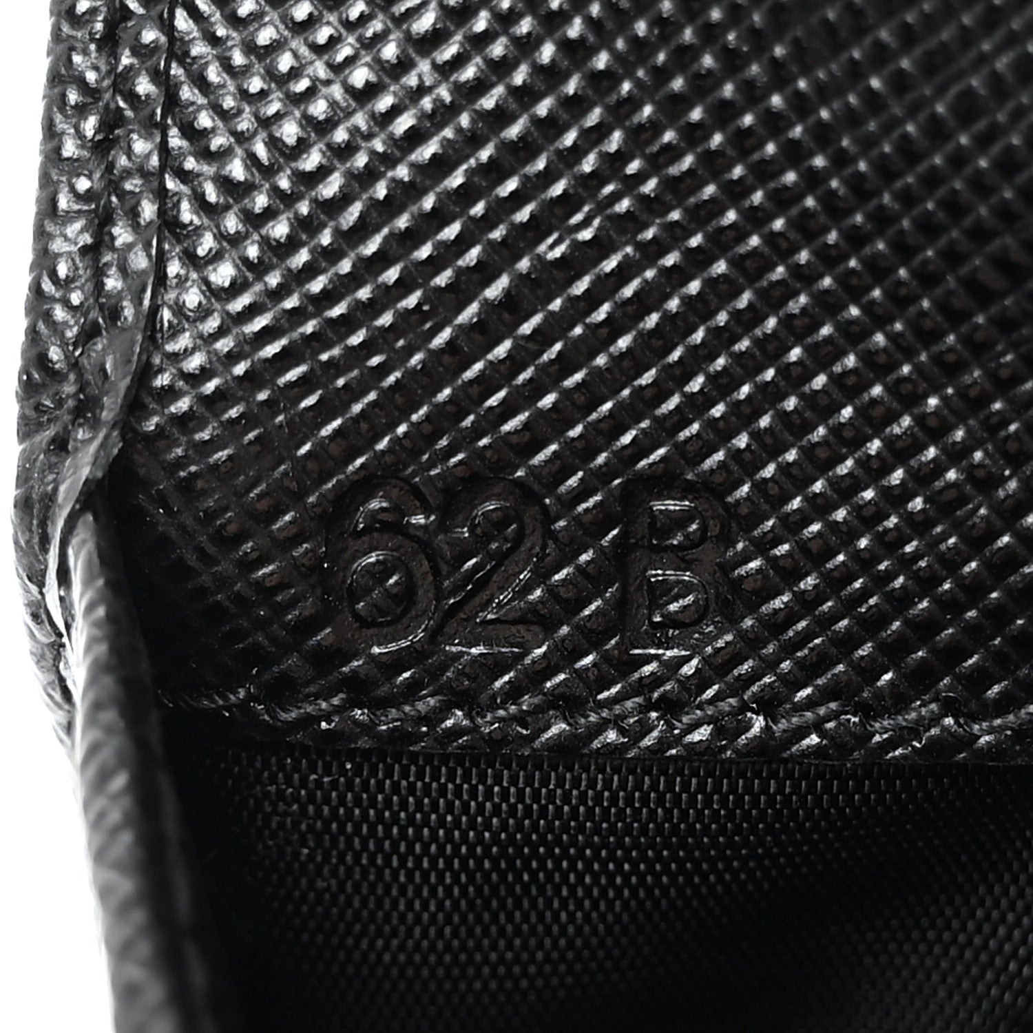 Prada Saffiano Bi-Fold Wallet Black 7 of 8
