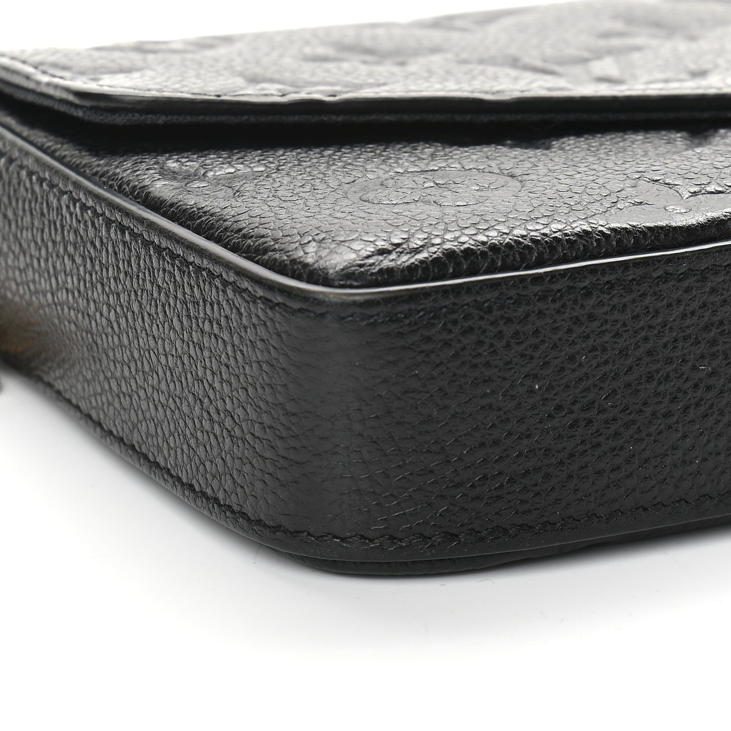Empreinte Pochette Felicie Chain Wallet Black
