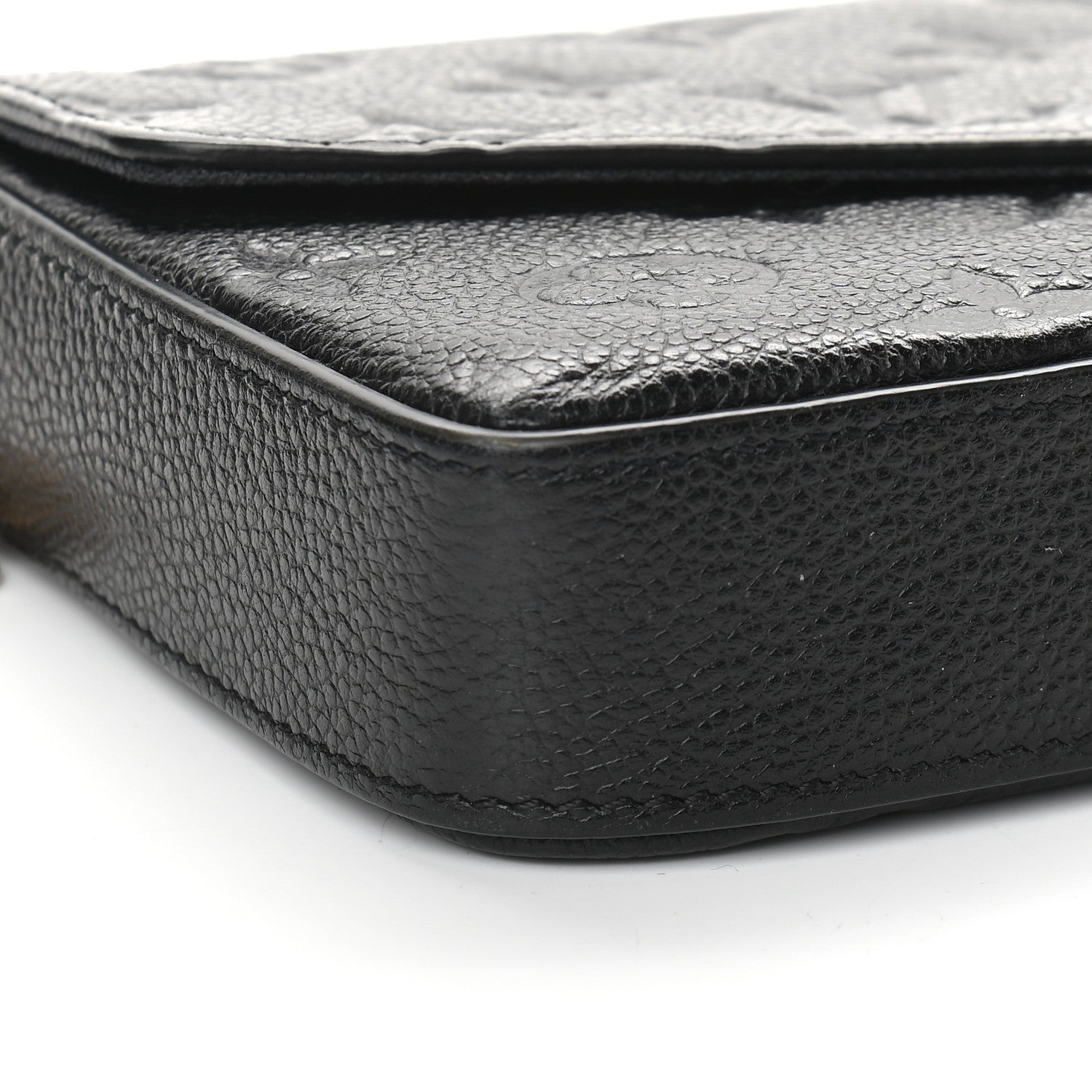 Louis Vuitton Empreinte Pochette Felicie Chain Wallet Black 10 of 14