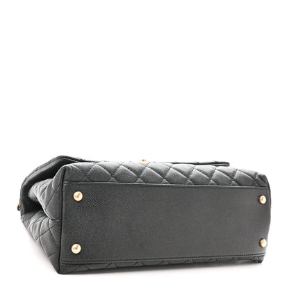 Chanel Caviar Quilted Small Coco Handle Flap Black 4 of 10