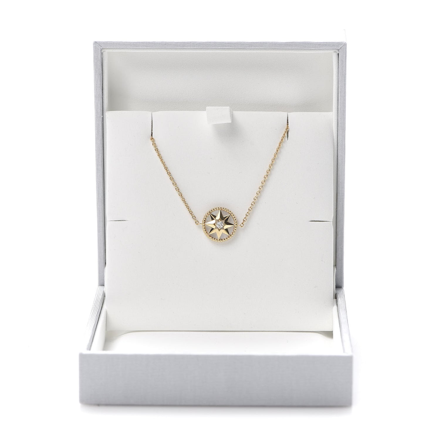 18K Yellow Gold Diamond Mother of Pearl Rose Des Vents Bracelet