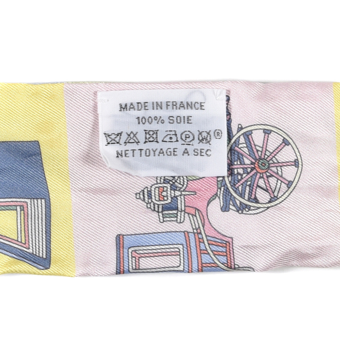 Silk Les Voitures Exquises Twilly Rose Pale Jaune Pale