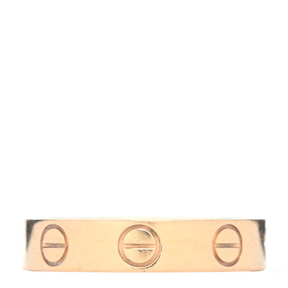 Cartier 18K Yellow Gold 3.5mm LOVE Wedding Band Ring 46 3.75 3 of 4