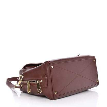 Marc Jacobs Leather Frankie Zip Handbag Chestnut 4 of 16