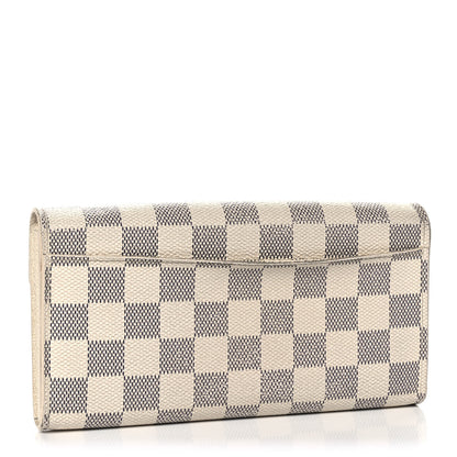 Louis Vuitton Damier Azur Sarah Wallet NM 3 of 10