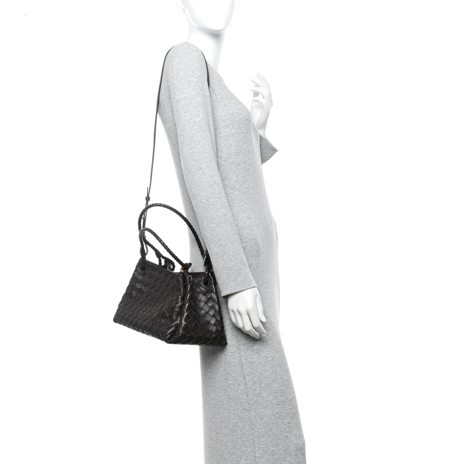 Bottega Veneta Nappa Intrecciato Medium Parachute Shoulder Bag Fondant 2 of 11