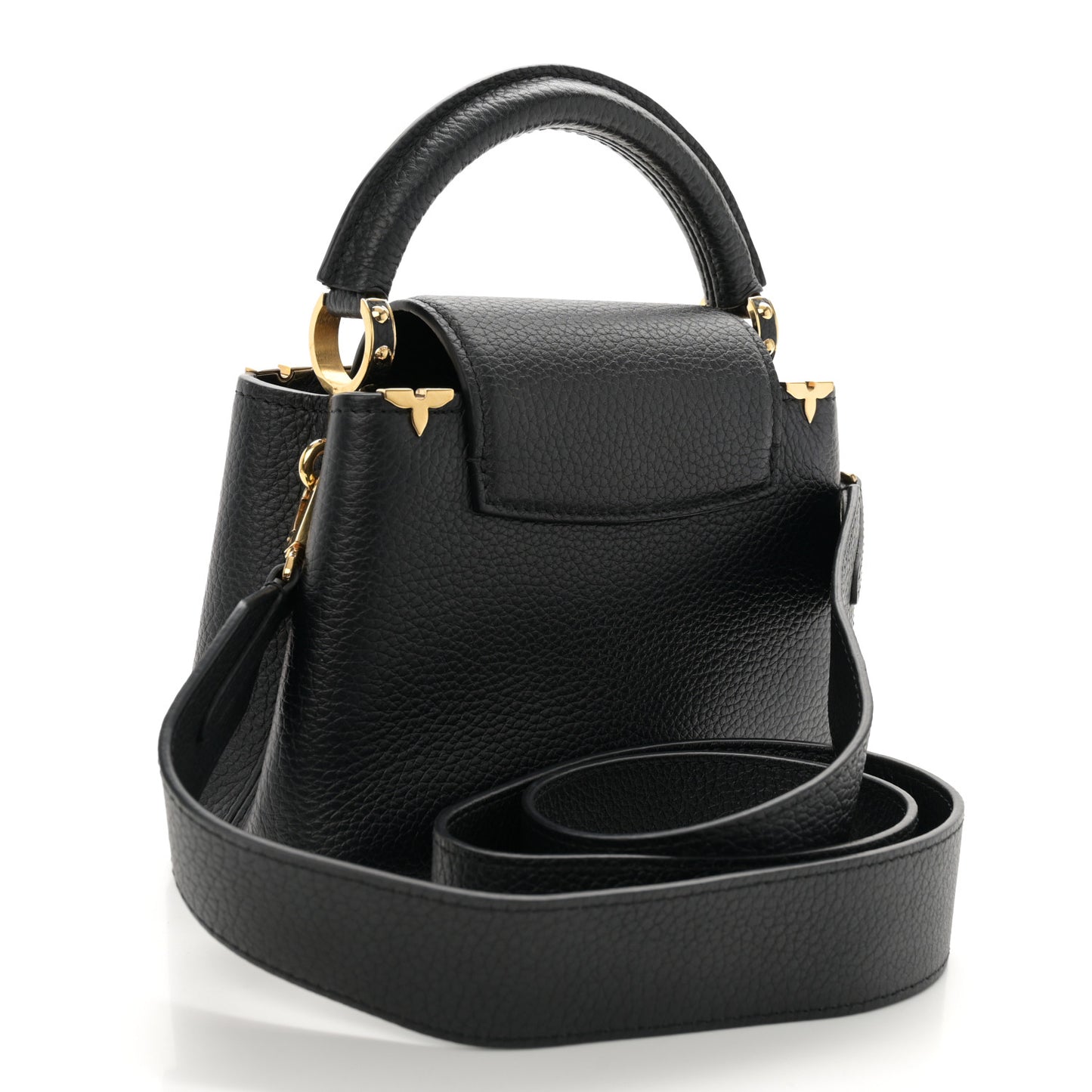 Taurillon Embellished Flower Crown Capucines Mini Black