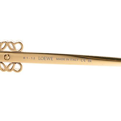 Loewe Metal Anagram Square Frame Sunglasses LW40082U Gold 5 of 7