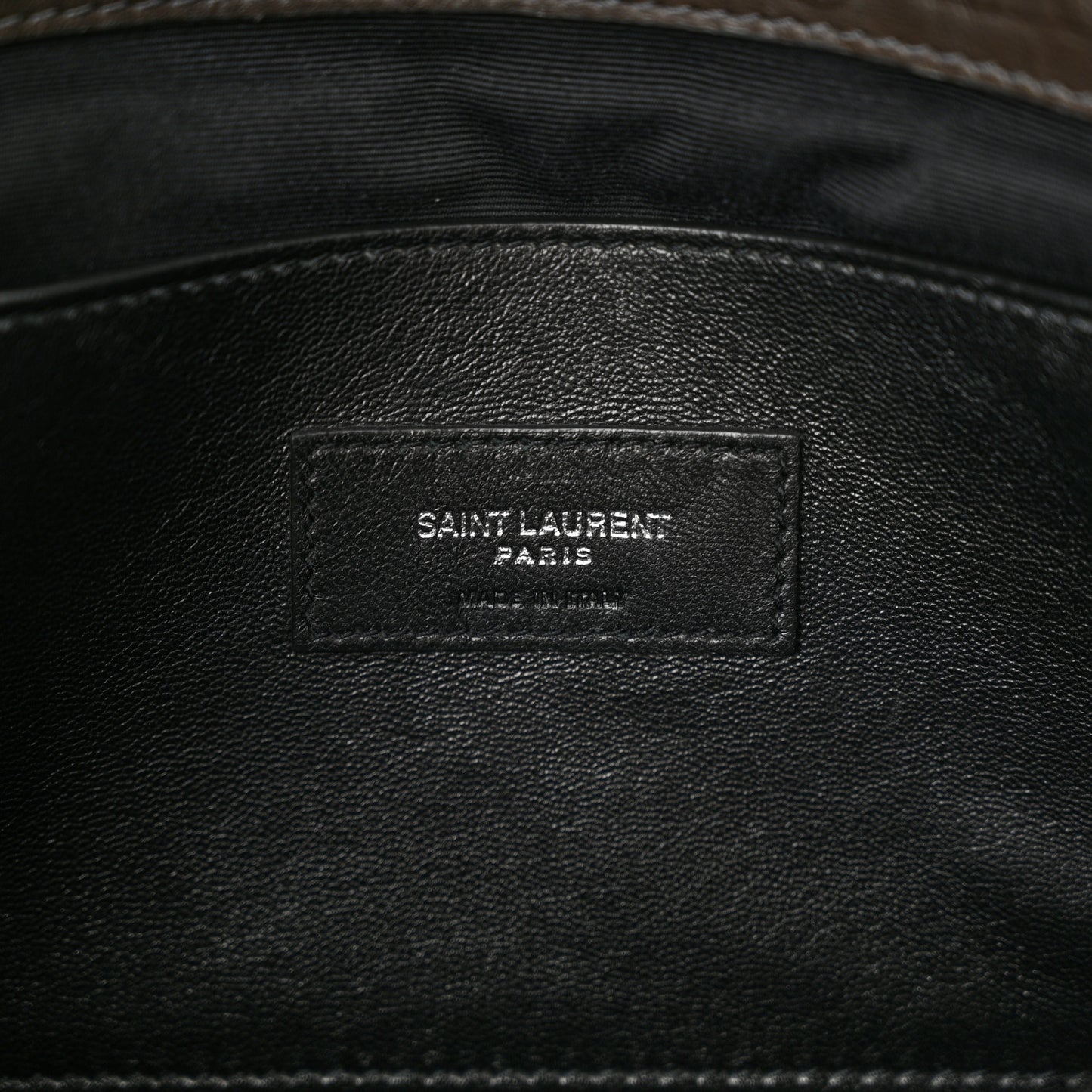 Calfskin Crocodile Embossed Medium West Hollywood Monogram Fold-Over Earth