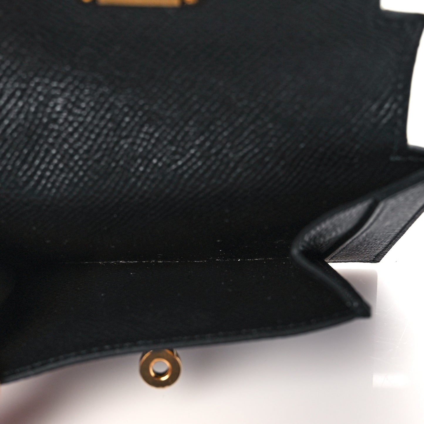 Epsom Kelly Pocket Compact Wallet Black