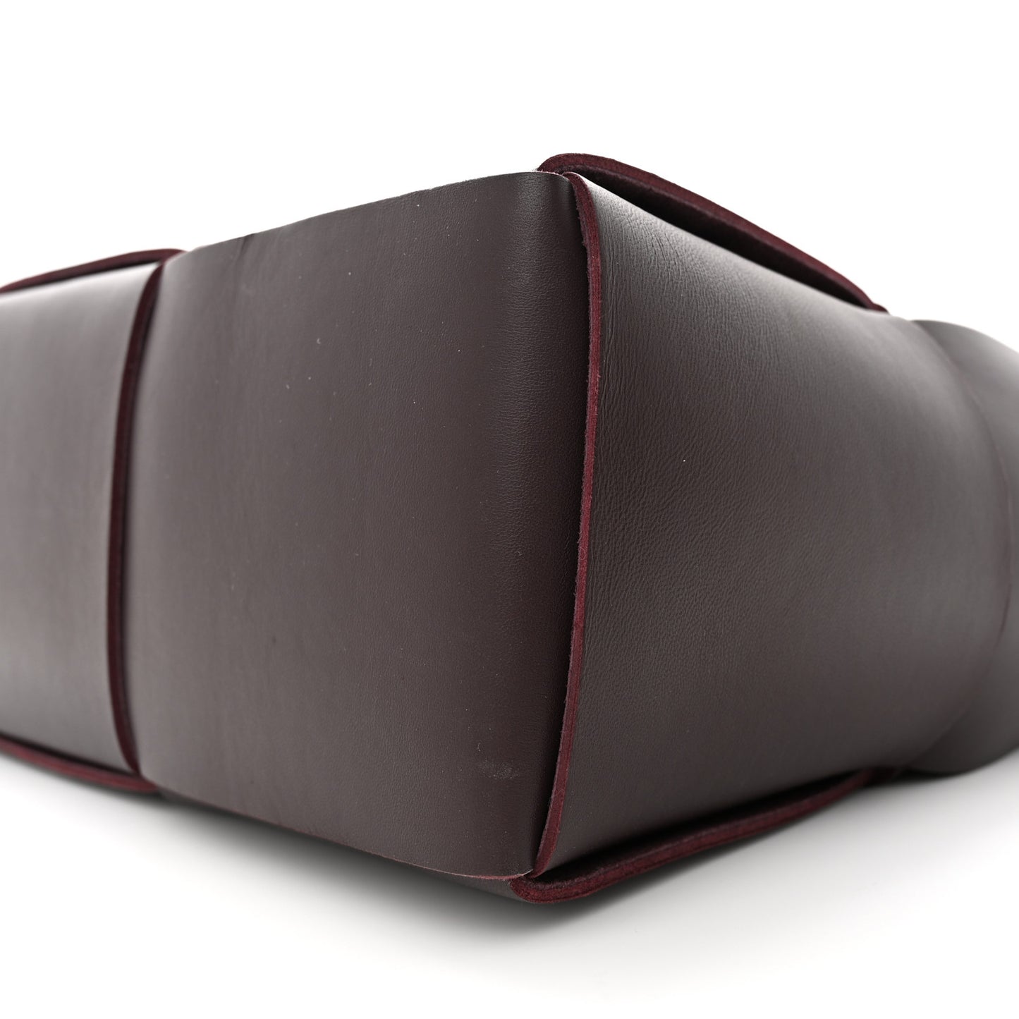 Nappa Maxi Intrecciato Medium Arco Tote Grape
