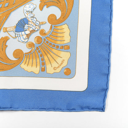 Hermes Silk Cheval Turc Pocket Square 4 of 4