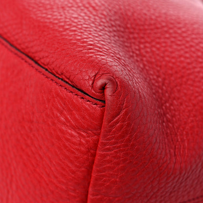 Gucci Pebbled Calfskin Medium Soho Chain Shoulder Bag Tabasco Red 9 of 17