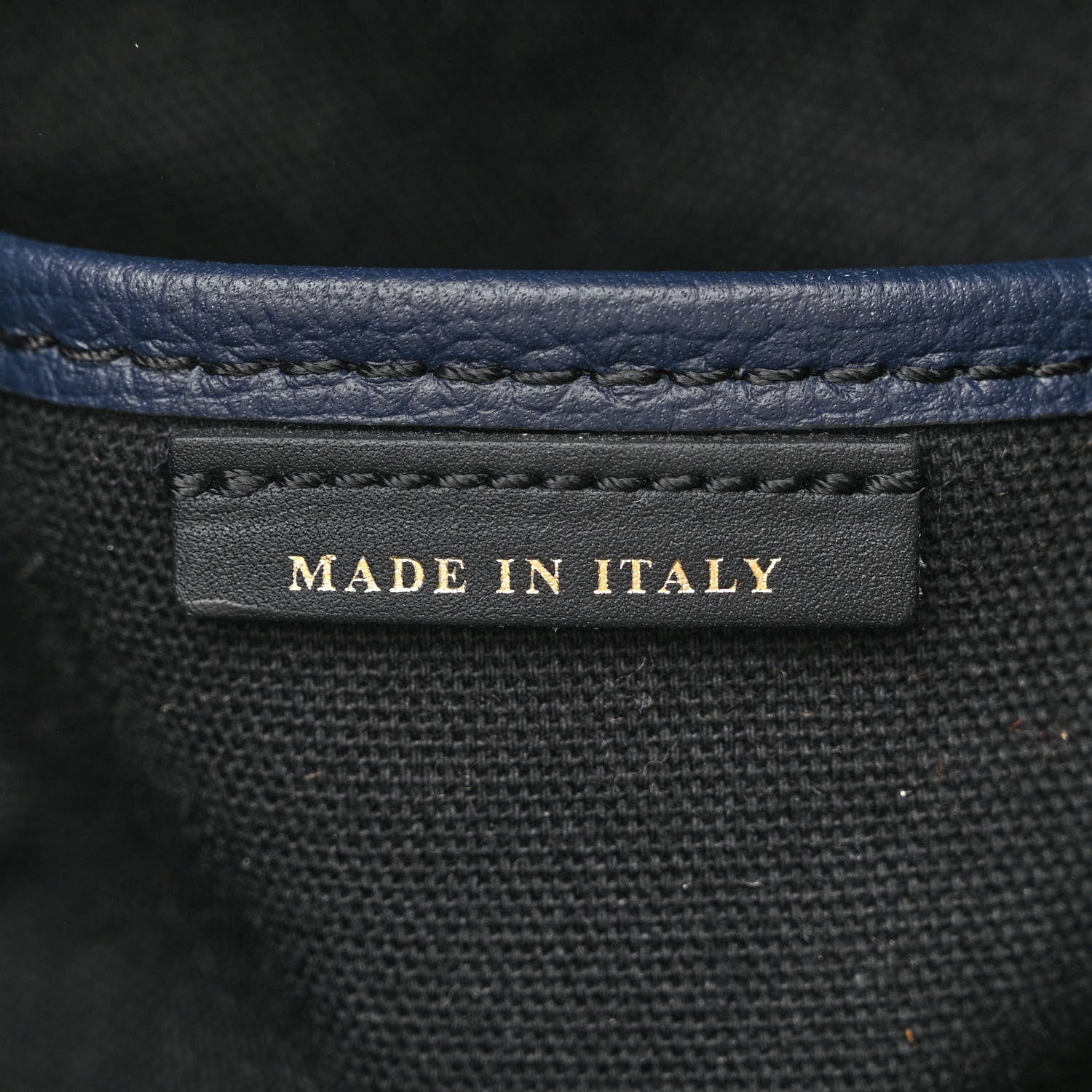 Burberry Derby Calfskin House Check Medium Banner Tote Ink Blue 9 of 15
