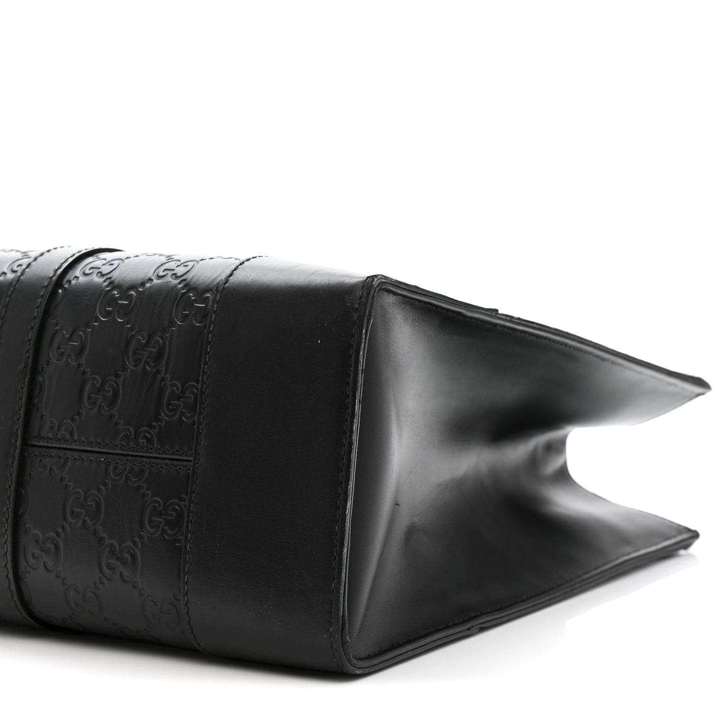 Guccissima Signature Briefcase Black