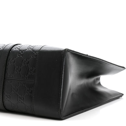 Gucci Guccissima Signature Briefcase Black 11 of 16