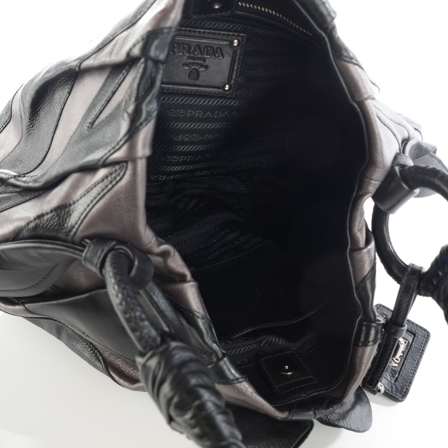 Prada Vitellino Mordo Hobo Grafite 8 of 8