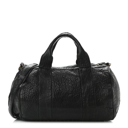 Alexander Wang Pebbled Lambskin Rocco Black Antique Brass Hardware 1 of 11
