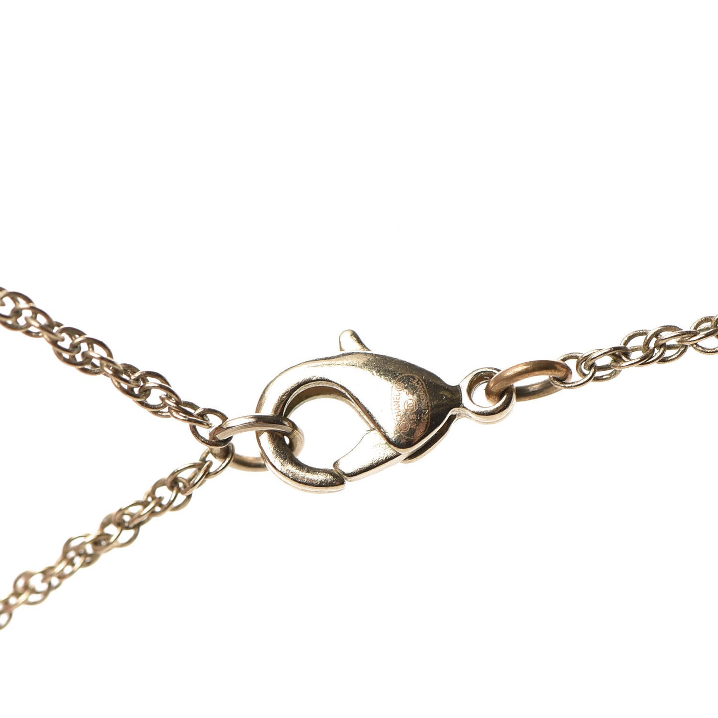 Pearl CC Necklace Gold