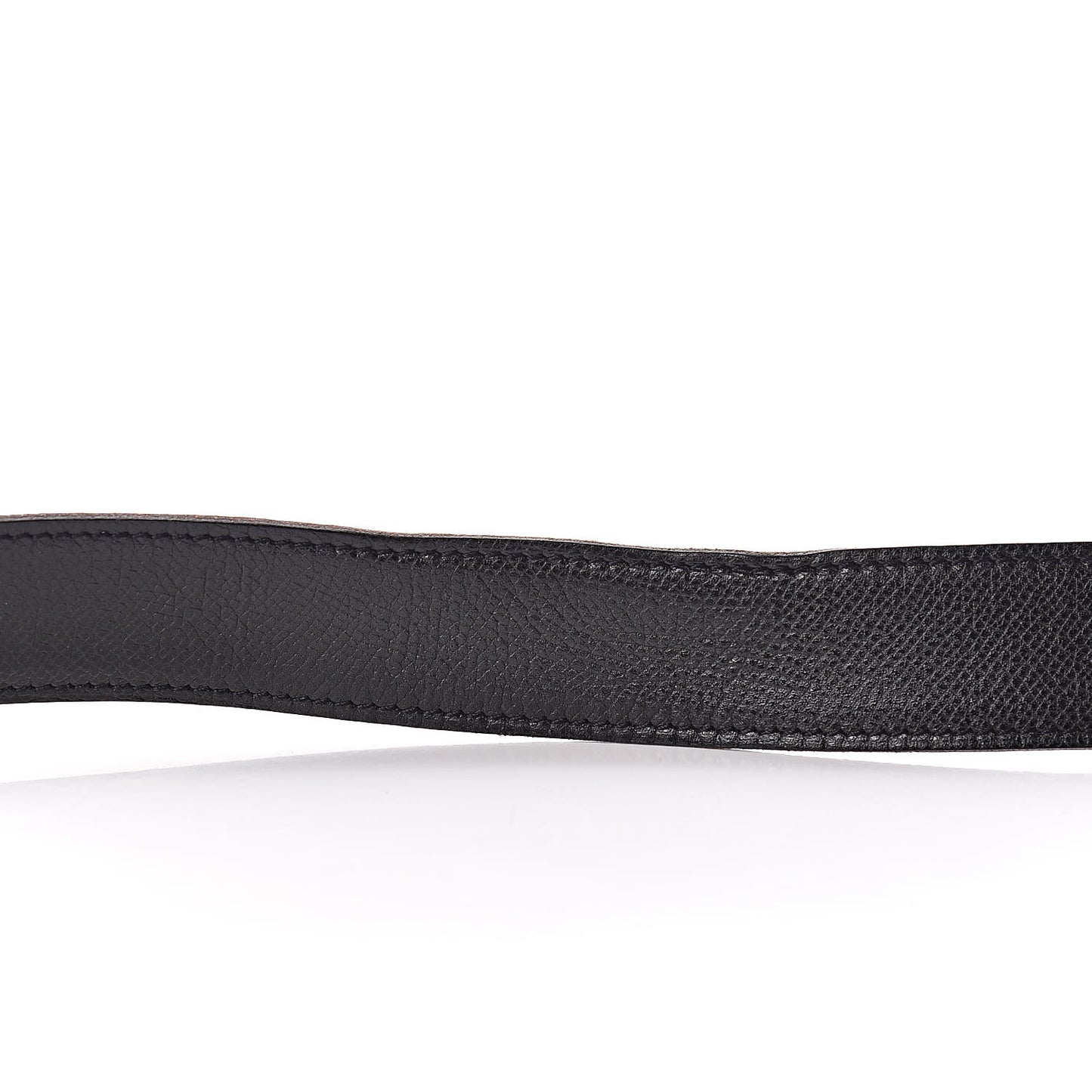 Togo Epsom 32mm Martelee H Belt 75 Rouge H Black