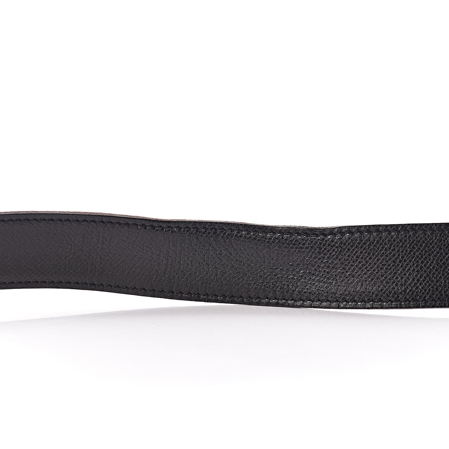 Hermes Togo Epsom 32mm Martelee H Belt 75 Rouge H Black 8 of 9