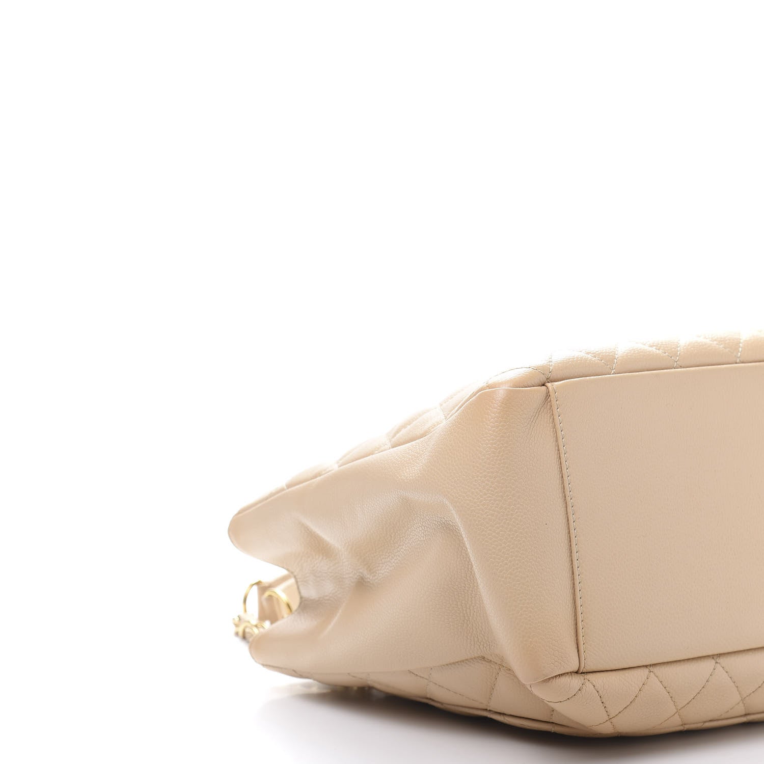 Chanel Caviar Quilted Grand Shopping Tote GST Beige Clair 6 of 10