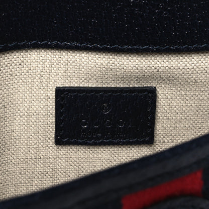 Gucci GG Supreme Monogram Web Small Ophidia Belt Bag 120 48 Beige Navy 6 of 10