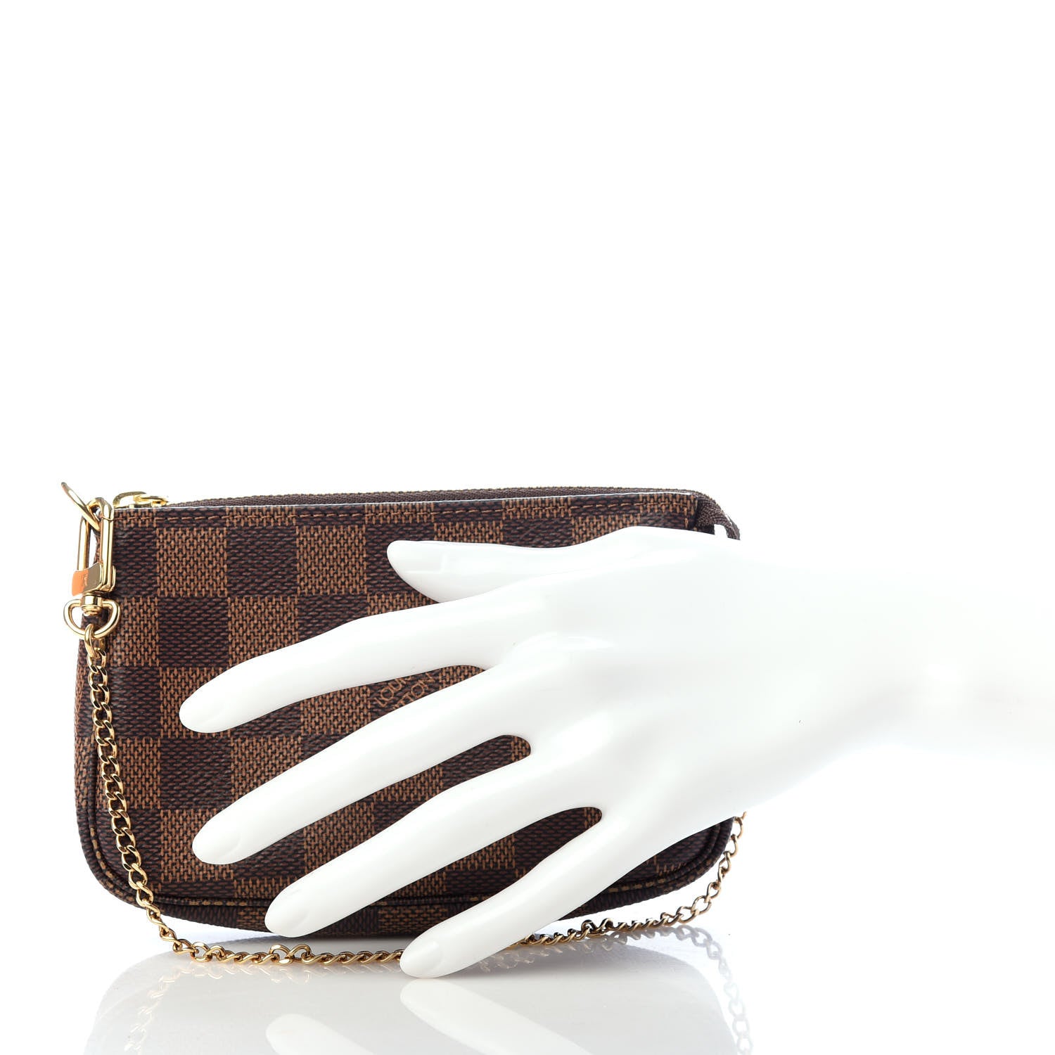 Louis Vuitton Damier Ebene Mini Pochette Accessories 2 of 7