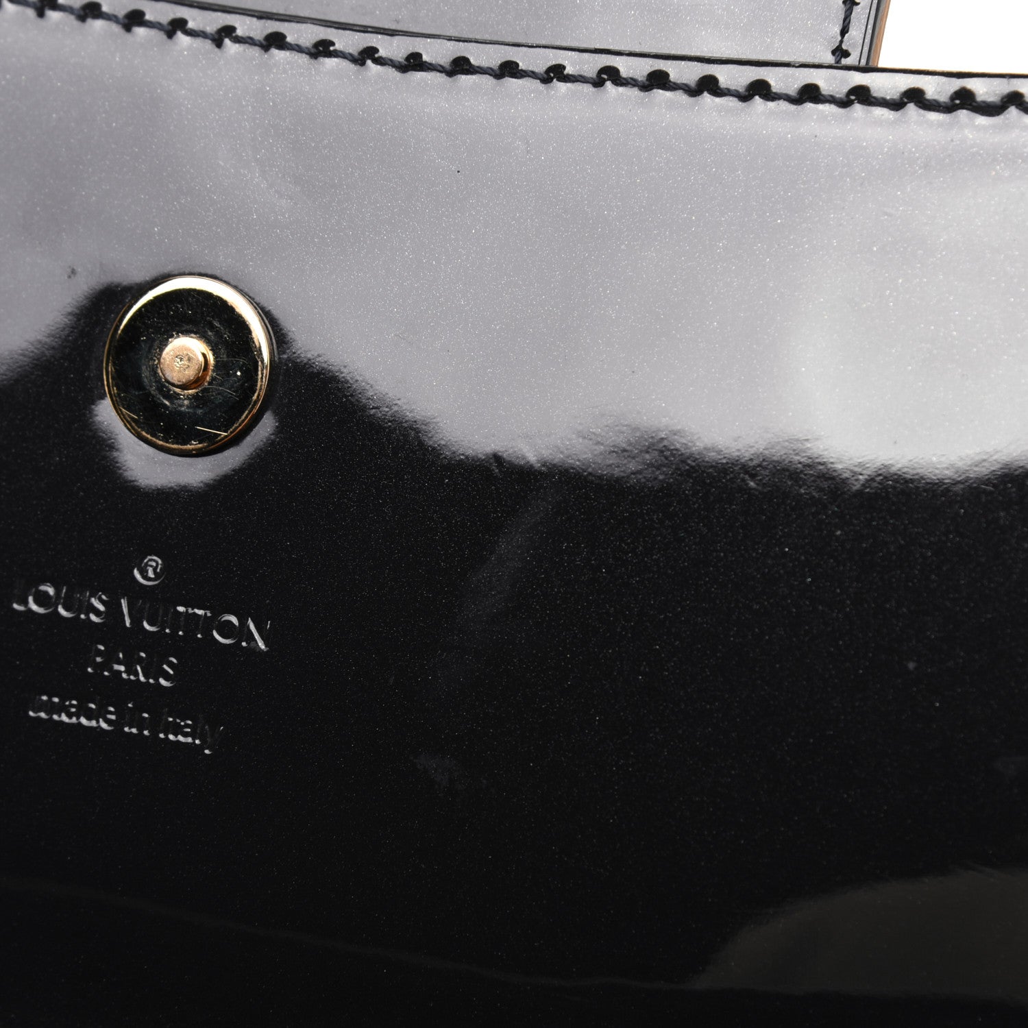 Louis Vuitton Patent Sobe Clutch Blue Infini 11 of 15