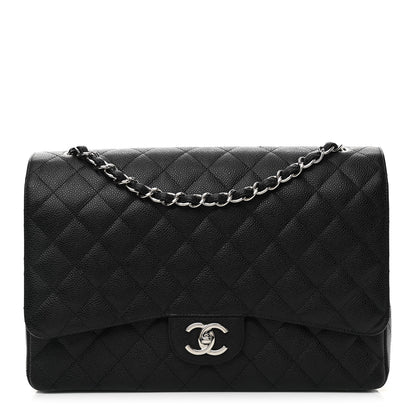 Chanel Caviar Quilted Maxi Double Flap Black 1 of 9