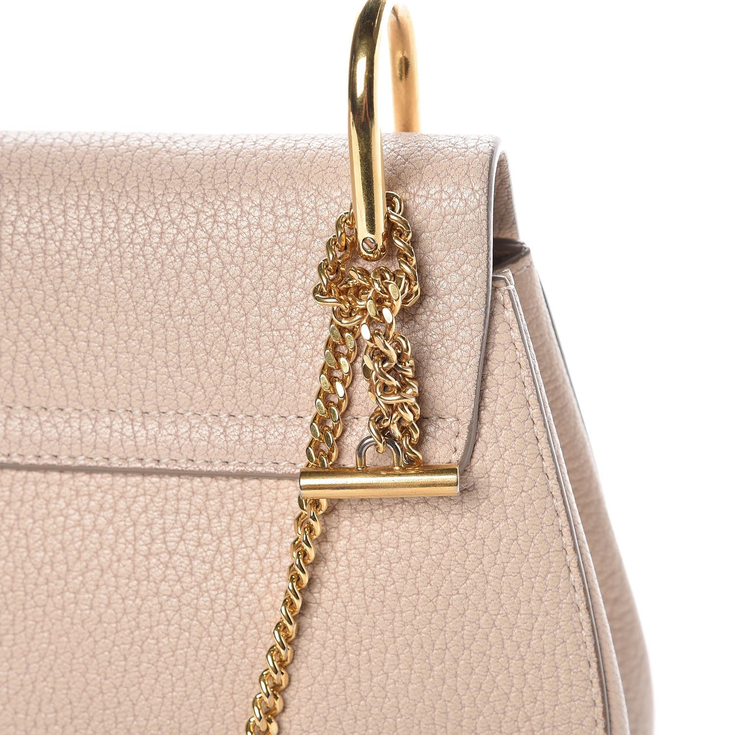 Chloe Grained Lambskin Drew Shoulder Bag Abstract White 10 of 10