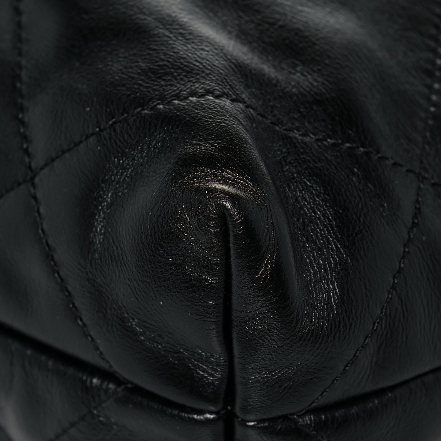 Chanel Shiny Calfskin Quilted Small Chanel 22 Black 12 of 12